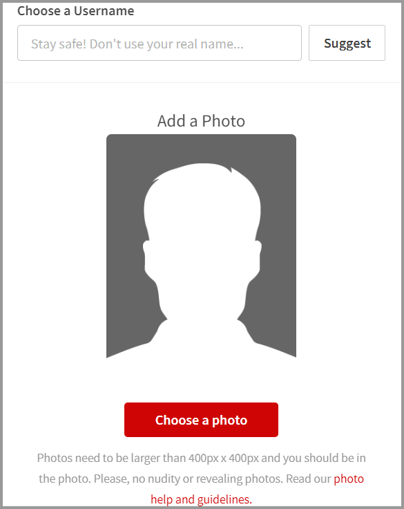 How to change profile picture on Seeking Arrangement